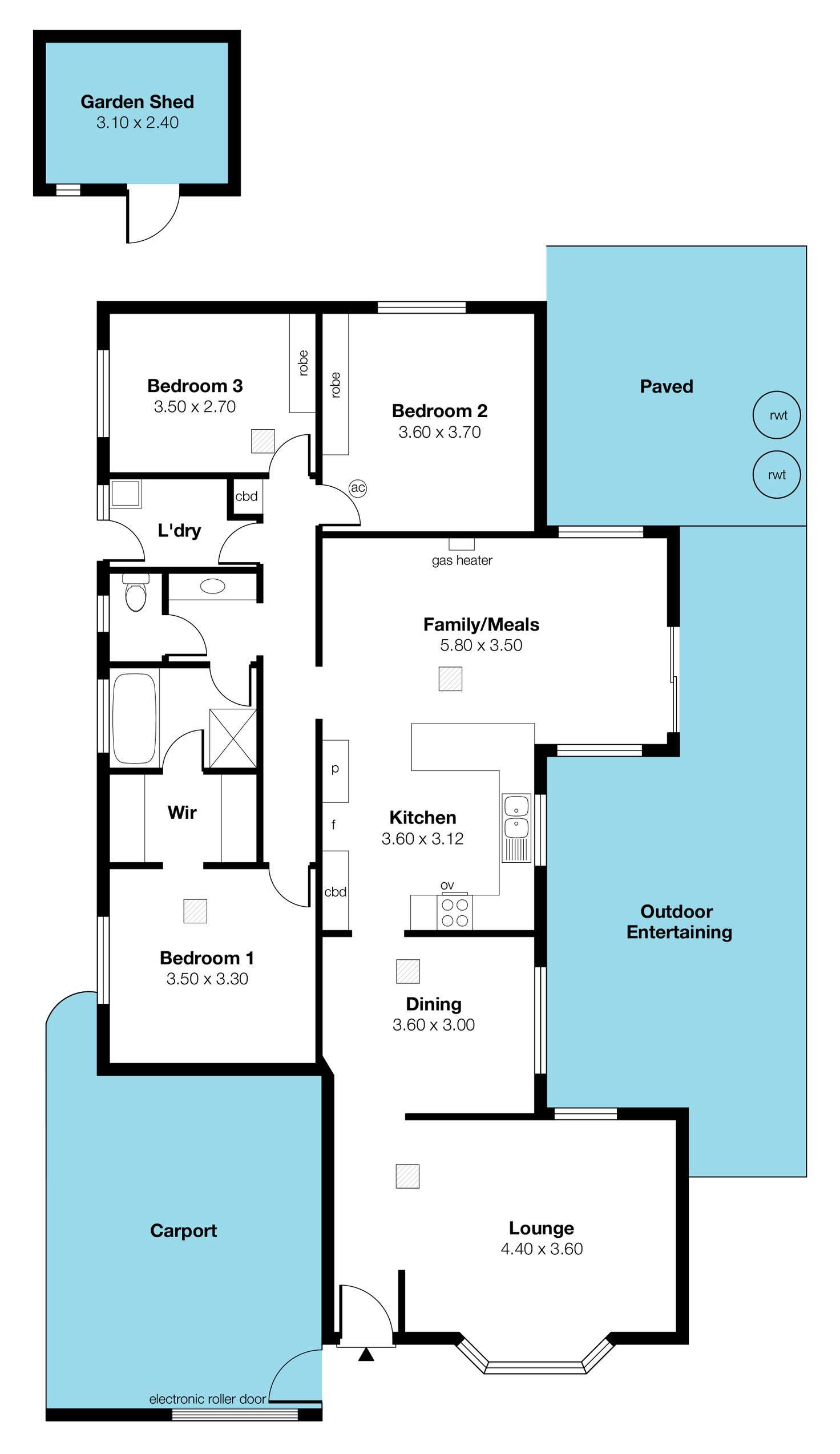 Floorplan of Homely house listing, 22 Berenwode Circuit, Morphett Vale SA 5162