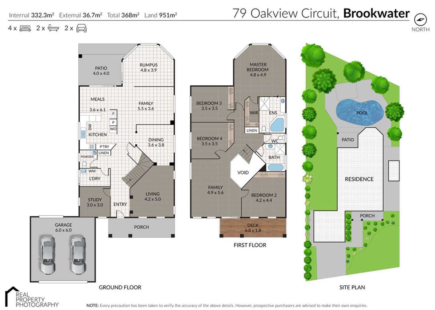 Floorplan of Homely house listing, 79 Oakview Circuit, Brookwater QLD 4300