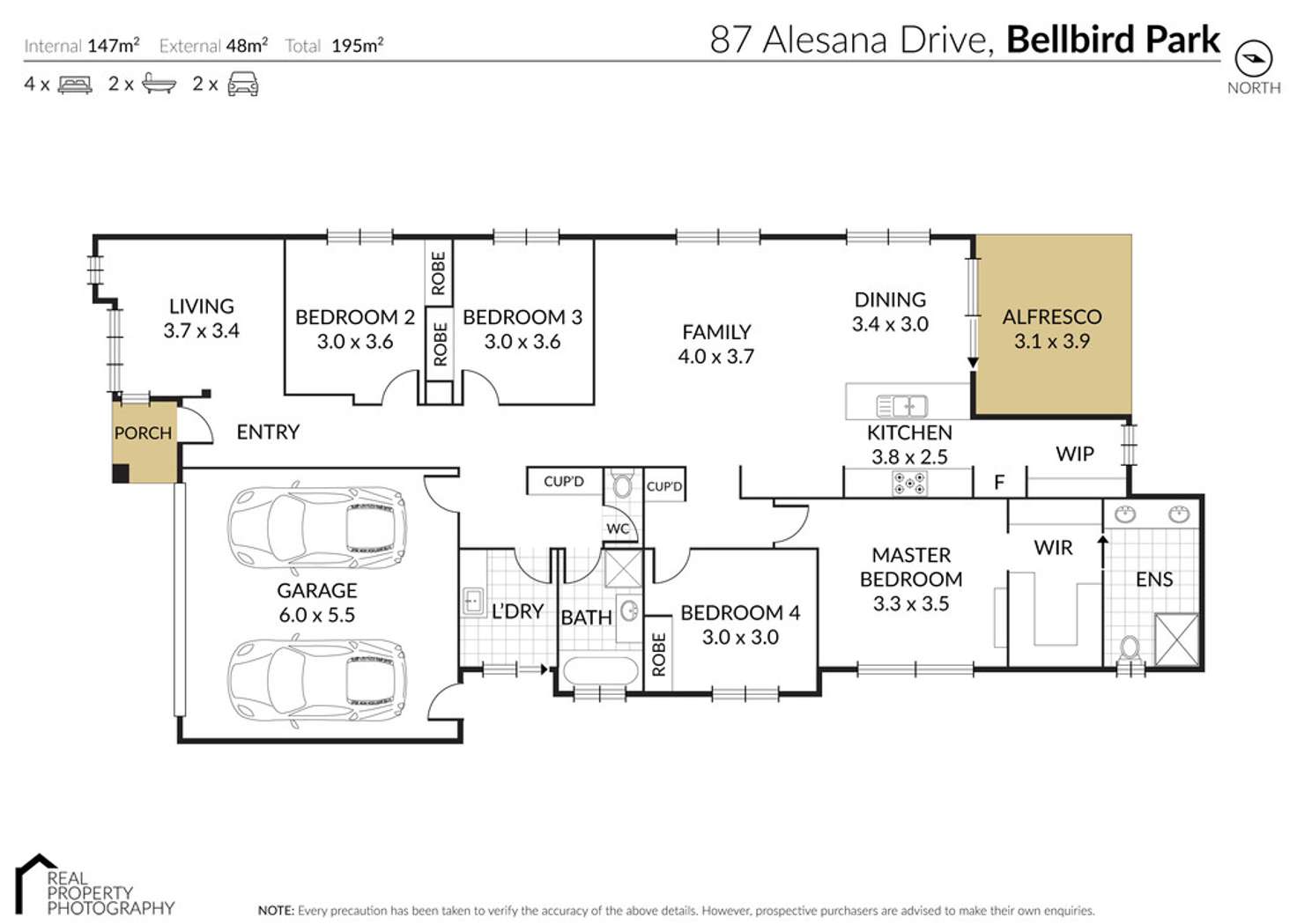 Floorplan of Homely house listing, 87 Alesana Drive, Bellbird Park QLD 4300