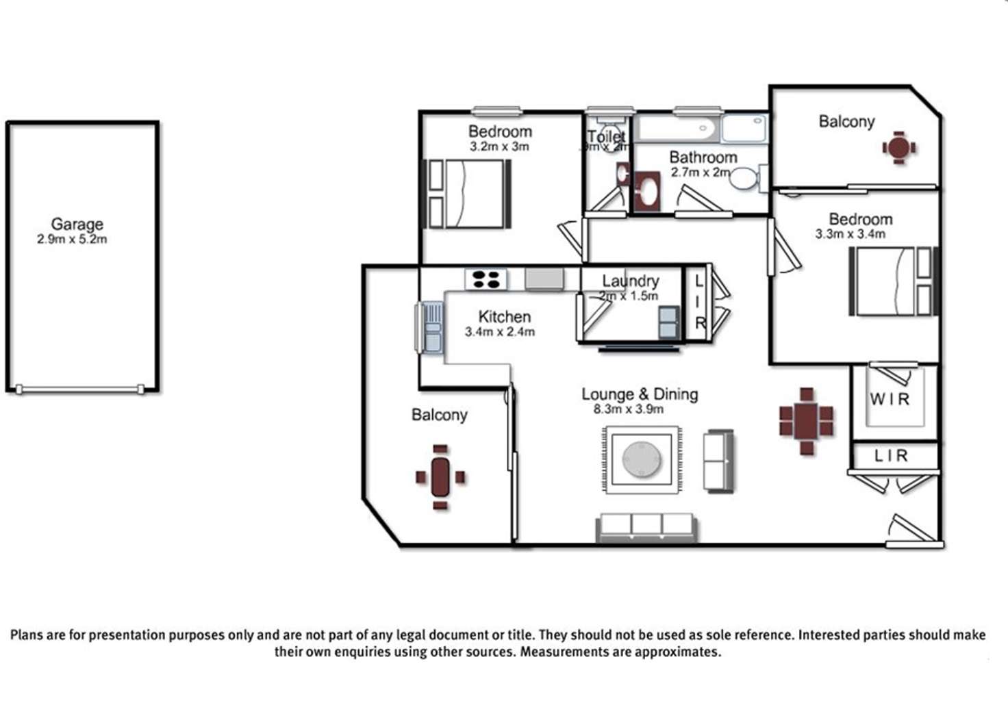 Floorplan of Homely apartment listing, 3/235 Targo Road, Girraween NSW 2145