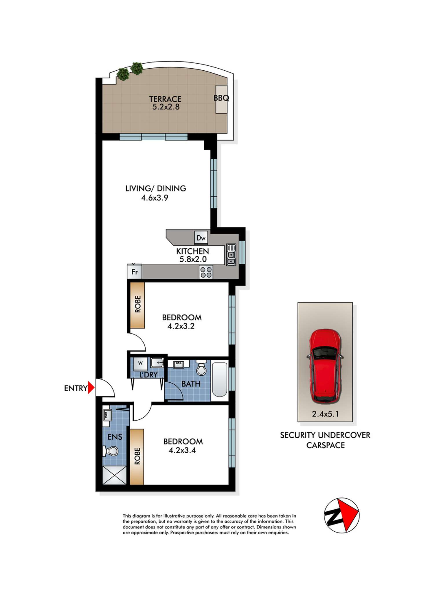 Floorplan of Homely apartment listing, 17/30-34 Penkivil Street, Bondi NSW 2026