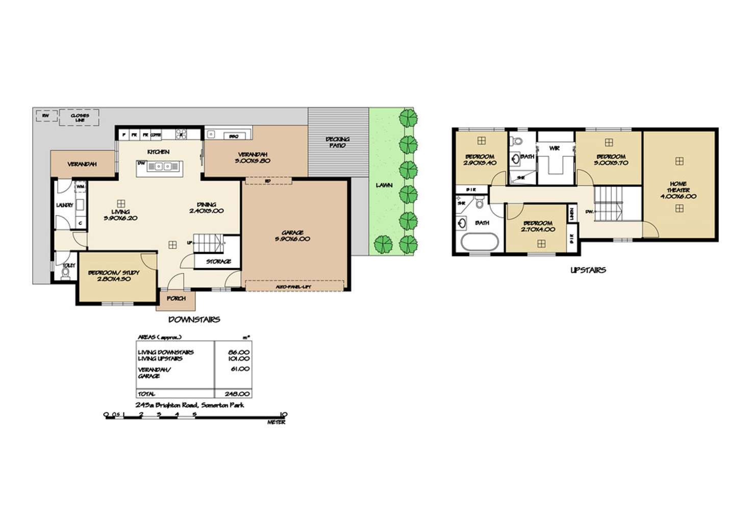 Floorplan of Homely house listing, 243A Brighton Road, Somerton Park SA 5044