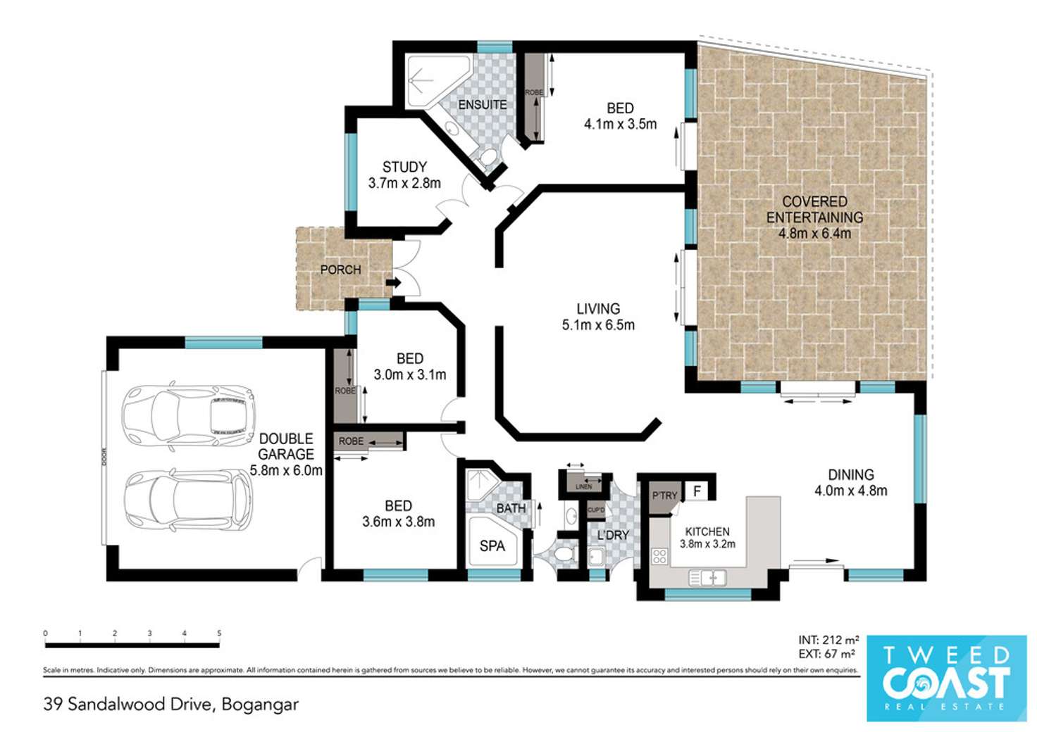 Floorplan of Homely house listing, 39 Sandalwood Drive, Bogangar NSW 2488