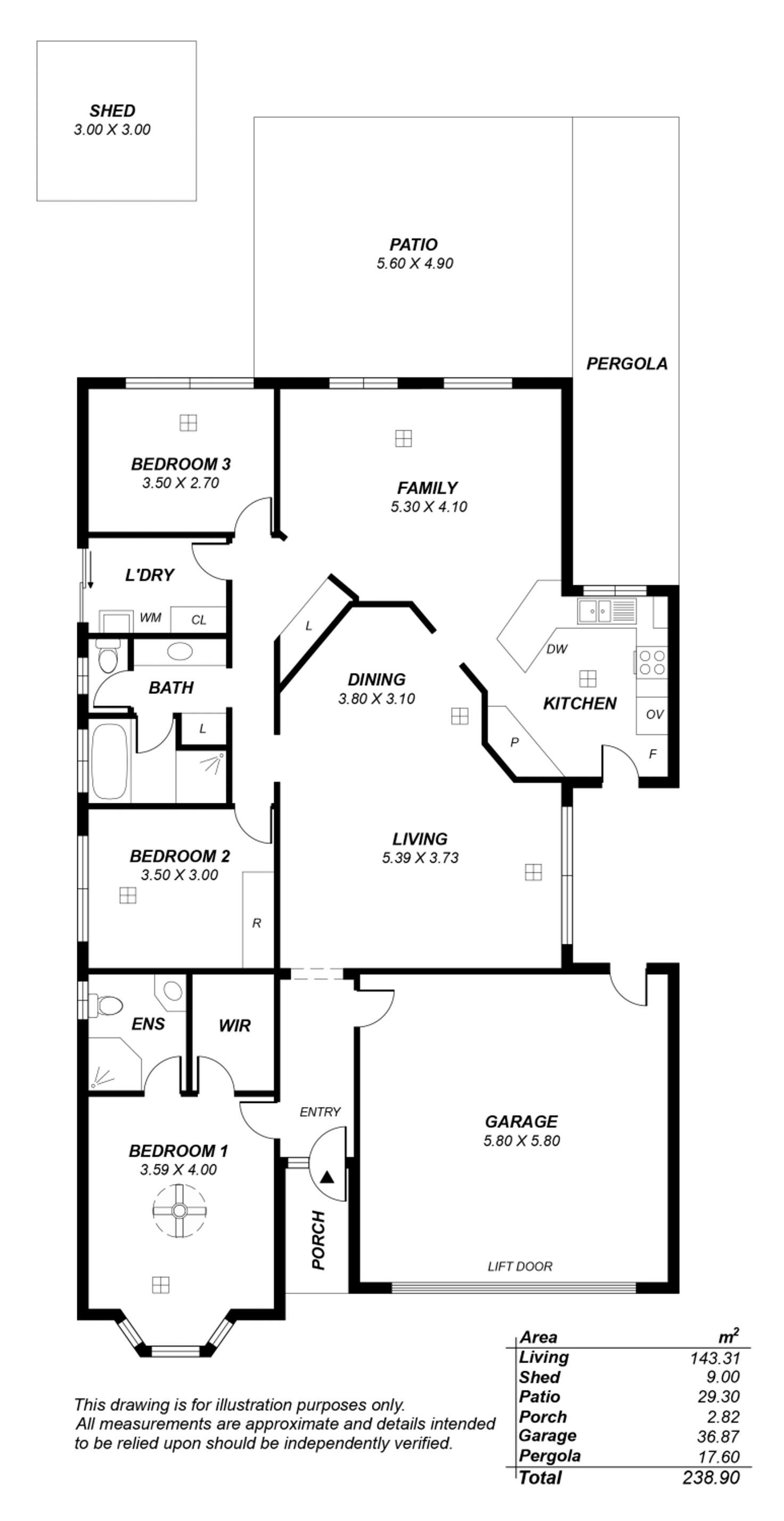 Floorplan of Homely house listing, 3 Walter Morris Drive, Port Adelaide SA 5015