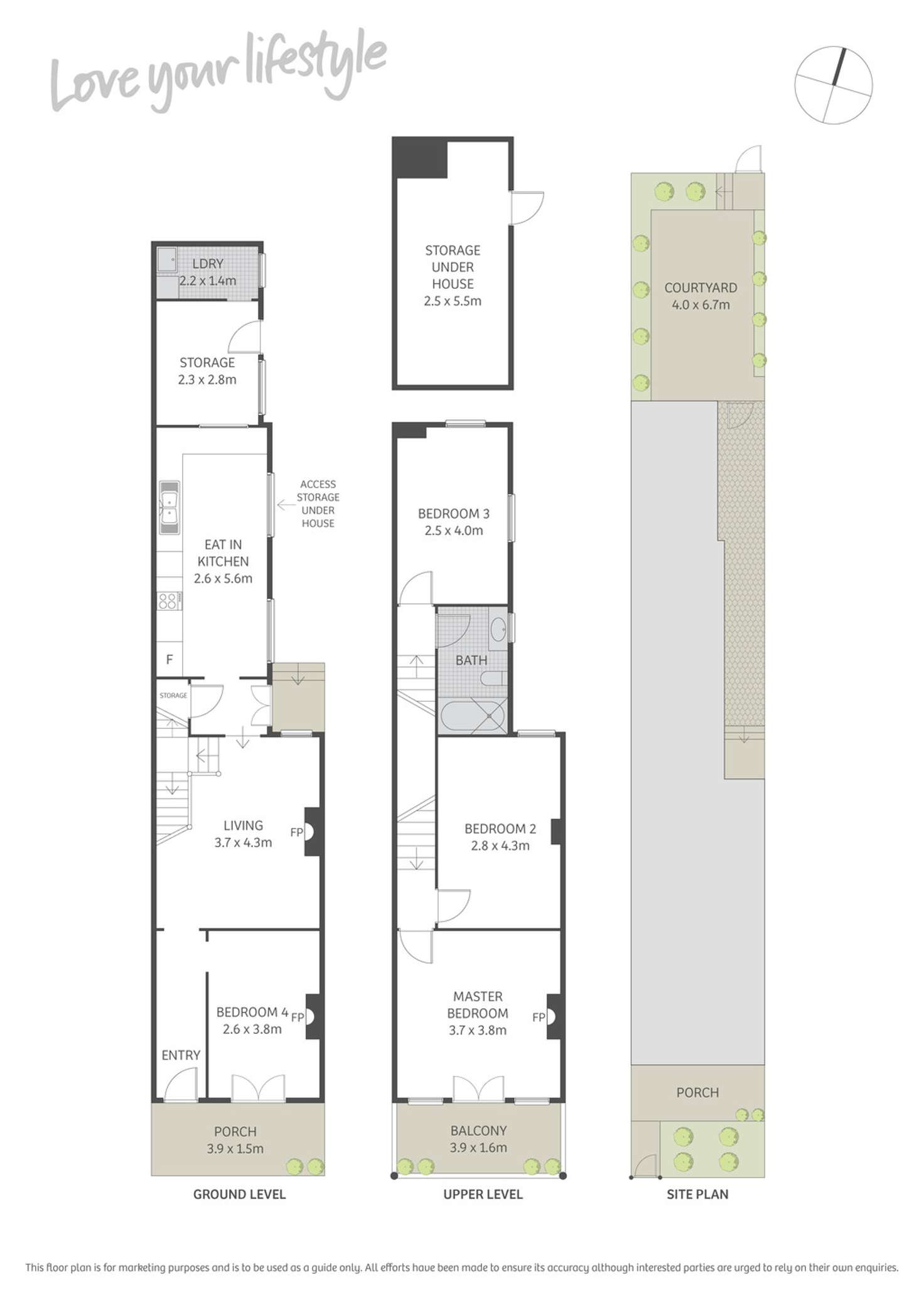 Floorplan of Homely house listing, 446 Wilson Street, Darlington NSW 2008