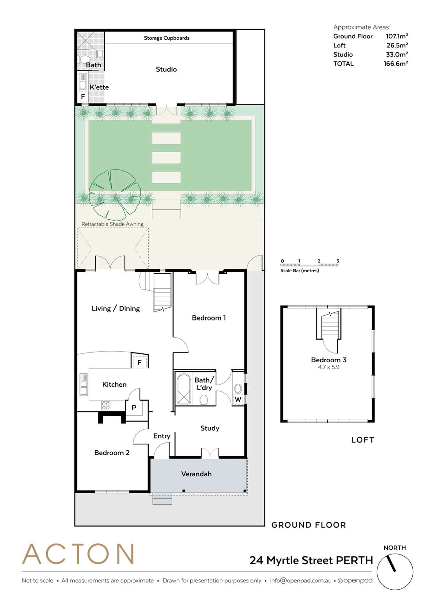 Floorplan of Homely house listing, 24 Myrtle Street, Perth WA 6000