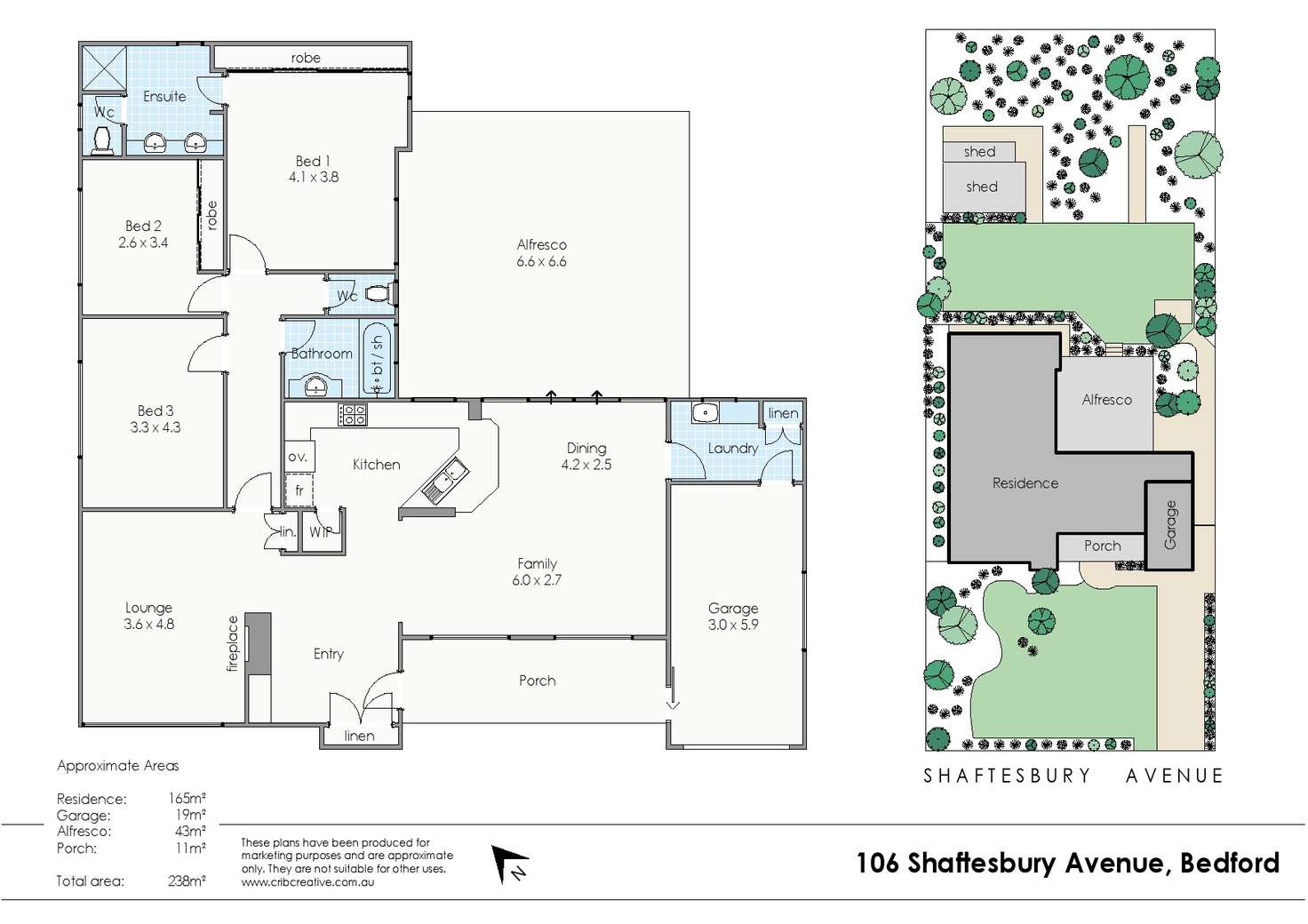 Floorplan of Homely house listing, 106 Shaftesbury Avenue, Bedford WA 6052