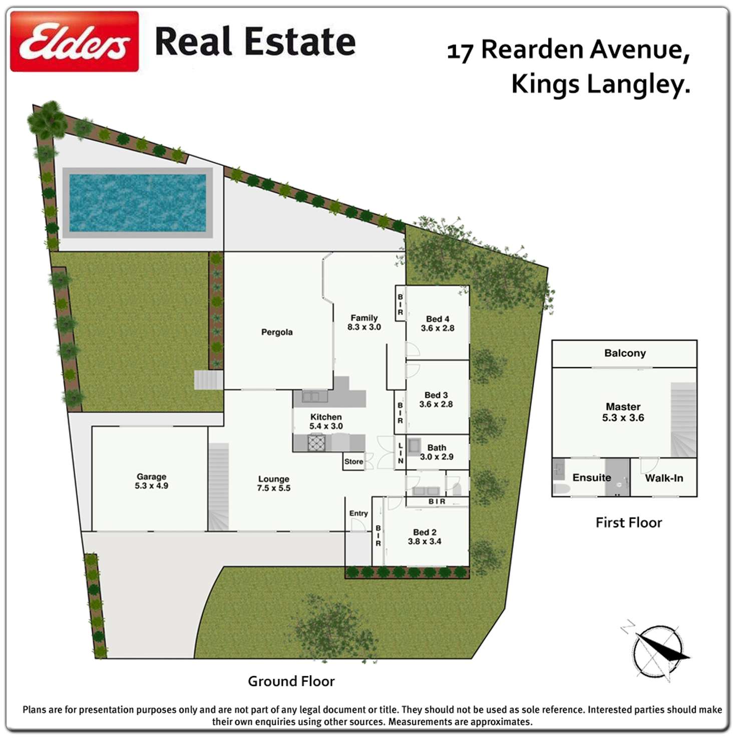 Floorplan of Homely house listing, 17 Rearden Avenue, Kings Langley NSW 2147