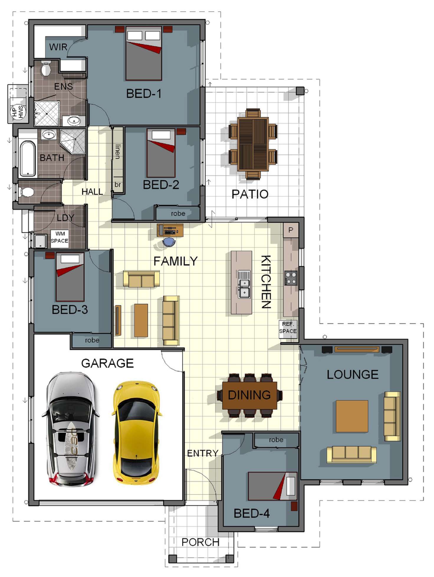 Floorplan of Homely house listing, 37 Daydream Circuit, Burdell QLD 4818