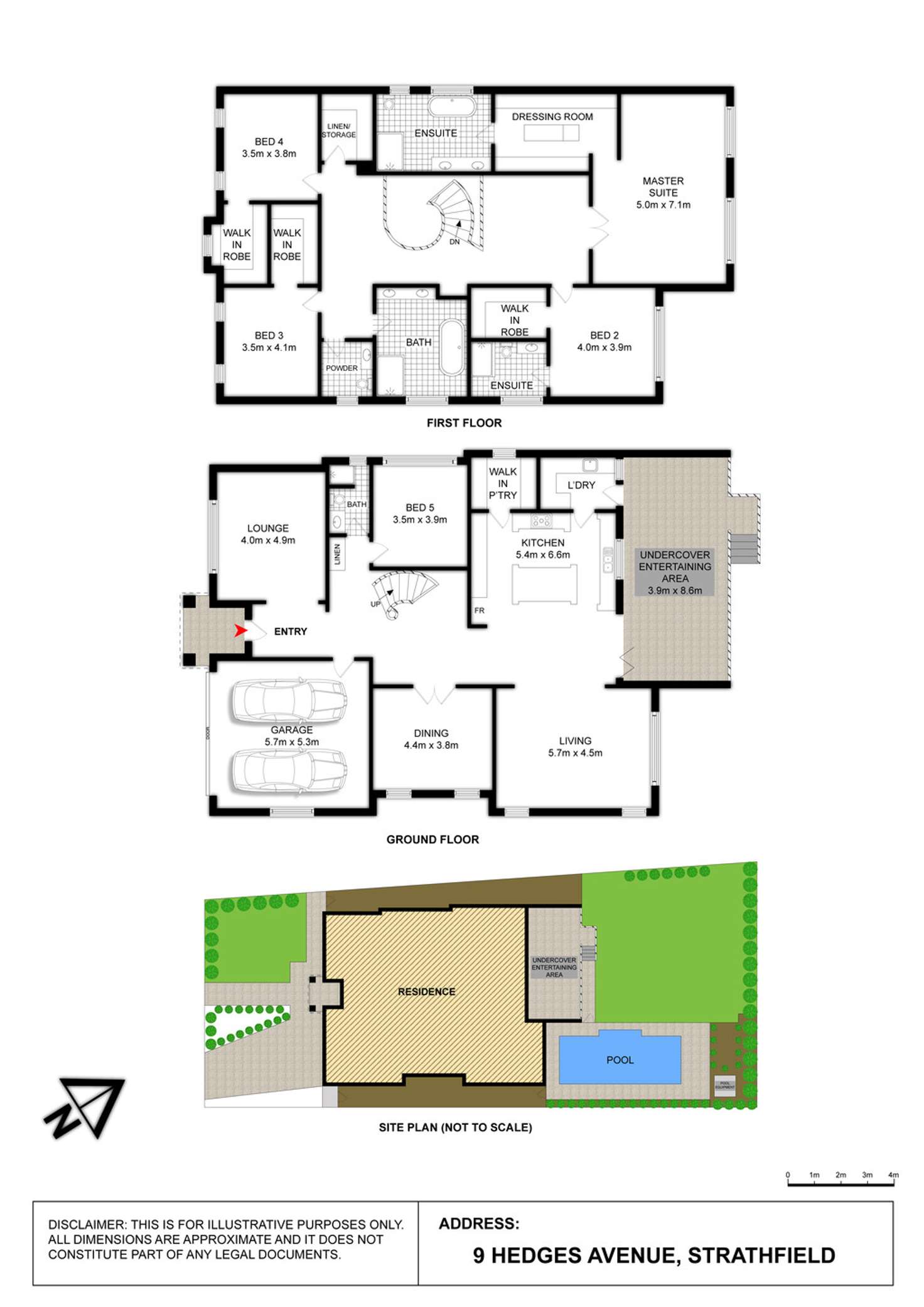 Floorplan of Homely house listing, 9 Hedges Avenue, Strathfield NSW 2135