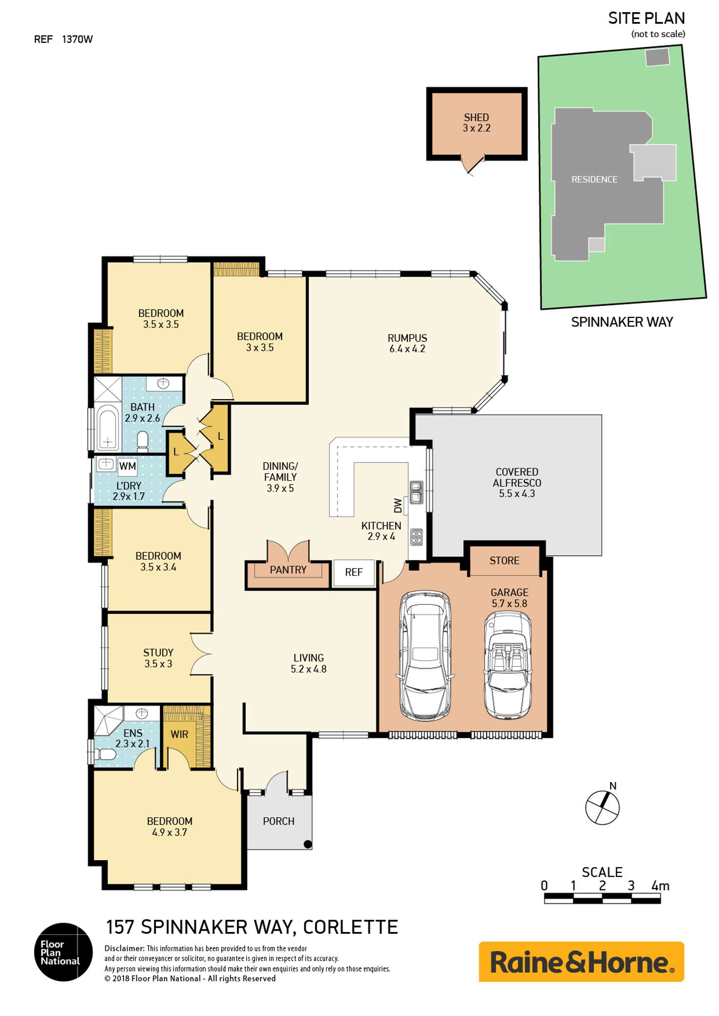 Floorplan of Homely house listing, 157 Spinnaker Way, Corlette NSW 2315