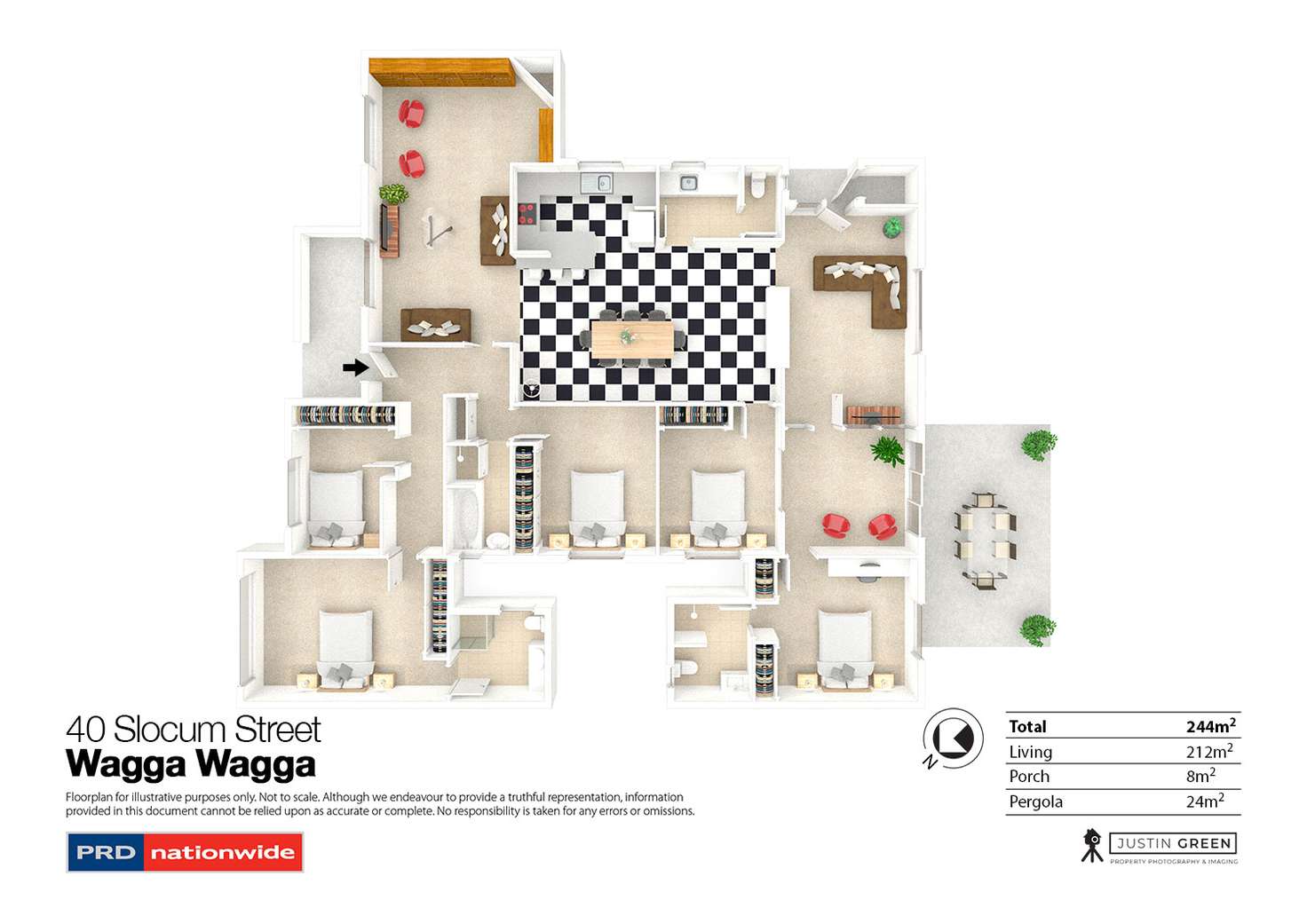 Floorplan of Homely house listing, 40 Slocum Street, Wagga Wagga NSW 2650