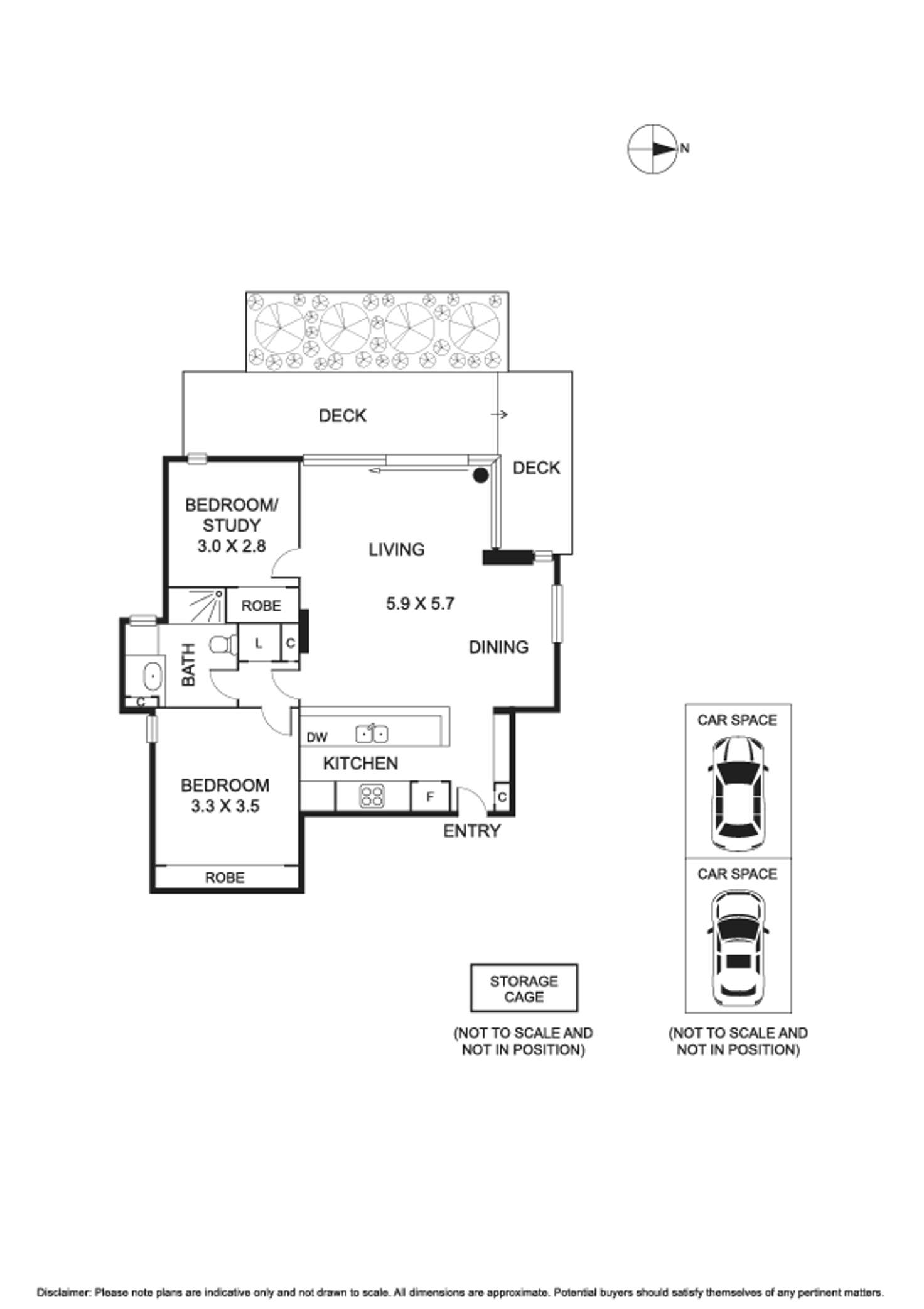 Floorplan of Homely apartment listing, 1/10 Darling St, South Yarra VIC 3141