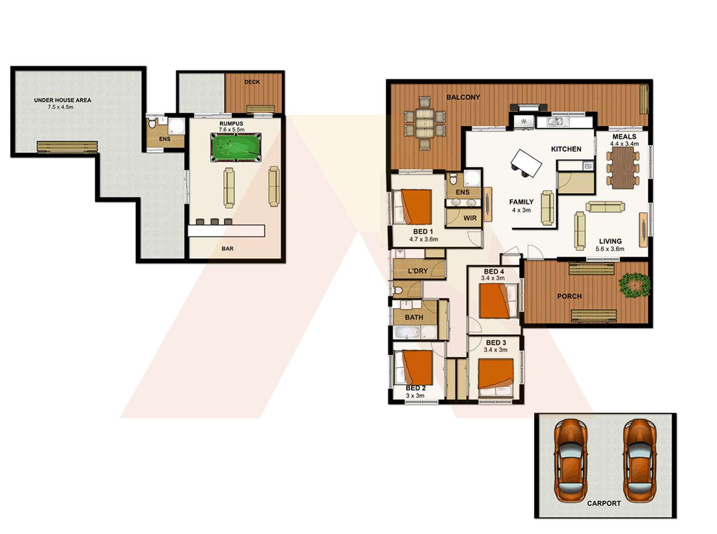 Floorplan of Homely house listing, 19 Cowra Street, Tanah Merah QLD 4128