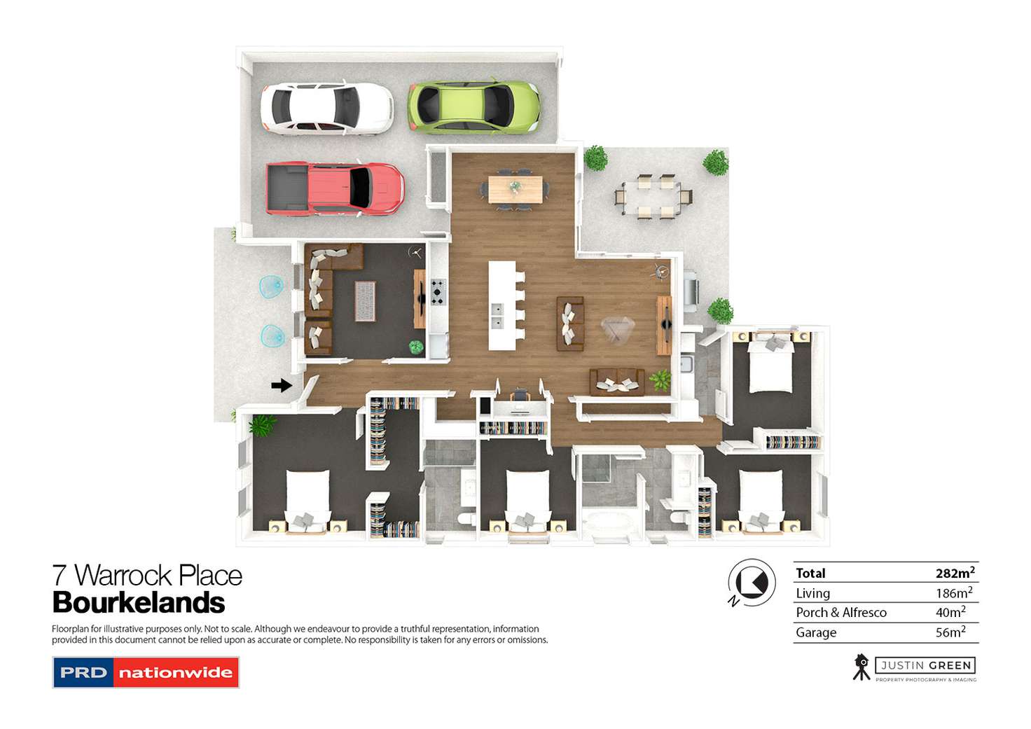 Floorplan of Homely house listing, 7 Warrock Place, Wagga Wagga NSW 2650