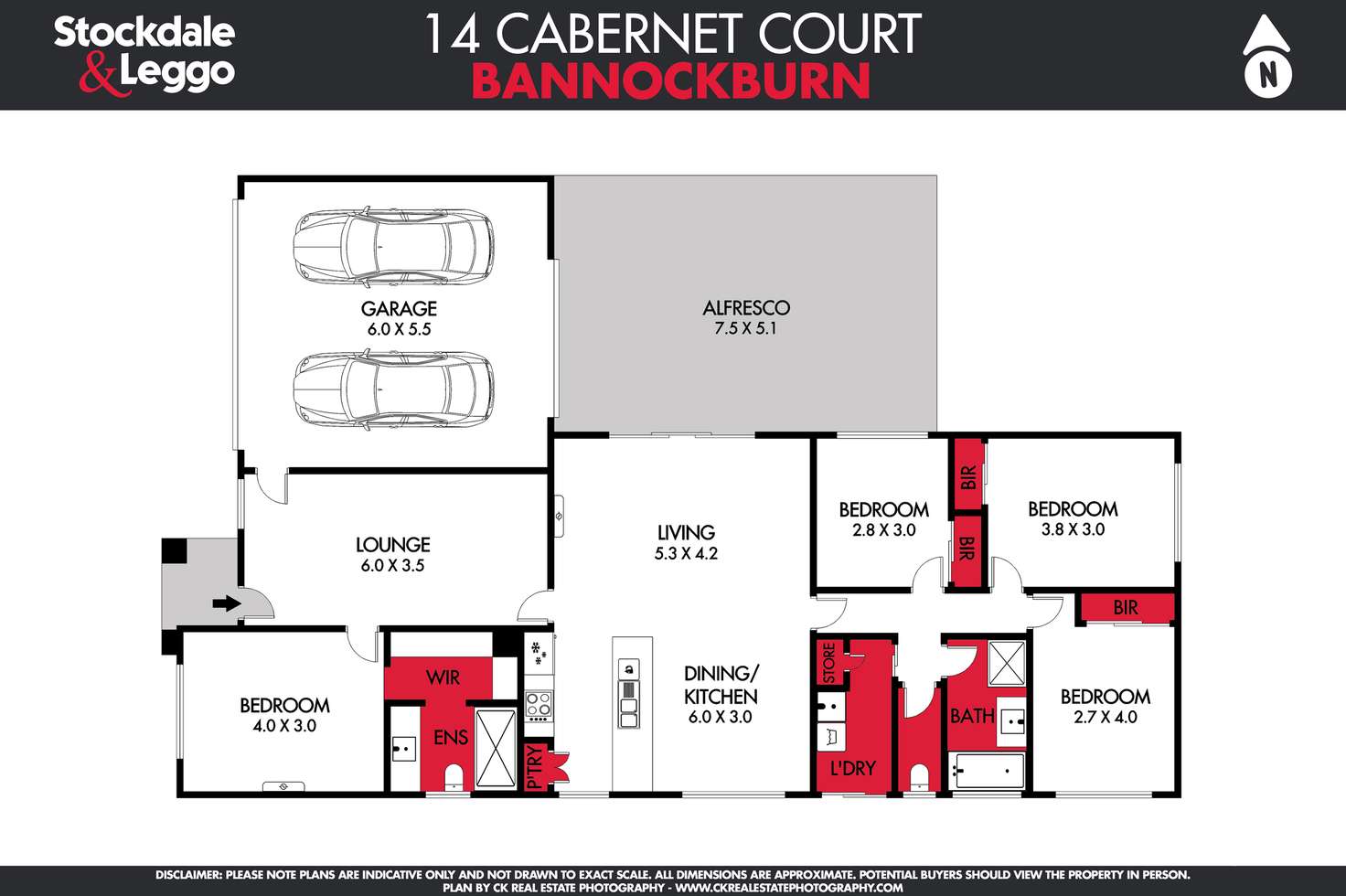 Floorplan of Homely house listing, 14 Cabernet Court, Bannockburn VIC 3331