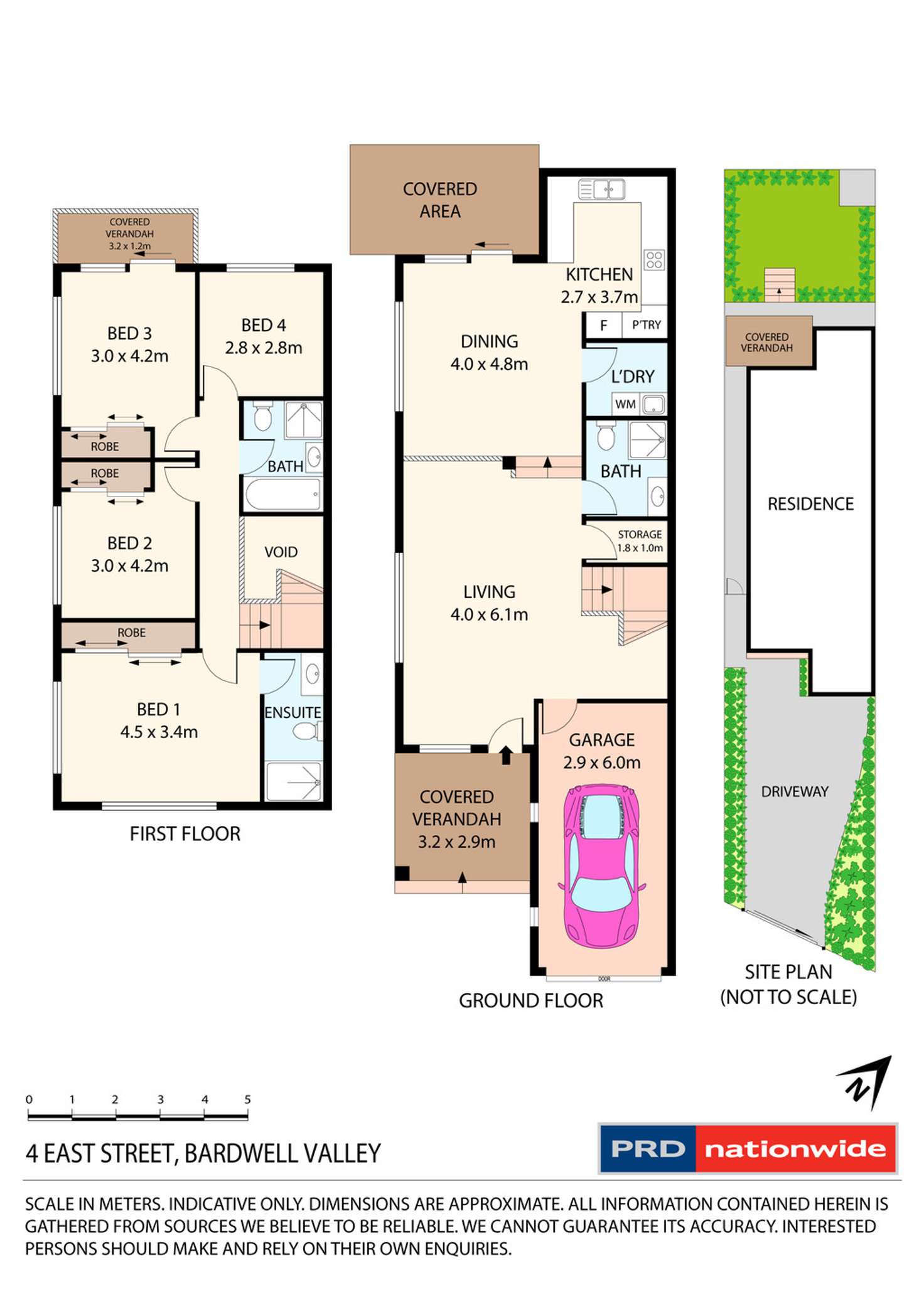 Floorplan of Homely semiDetached listing, 4 East Street, Bardwell Valley NSW 2207