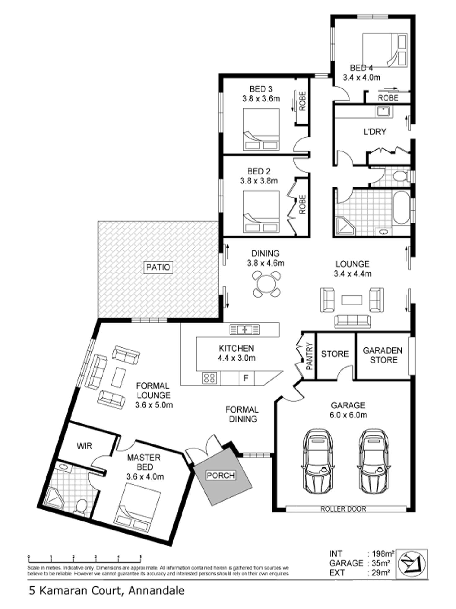 Floorplan of Homely house listing, 5 Kamaran Court, Annandale QLD 4814