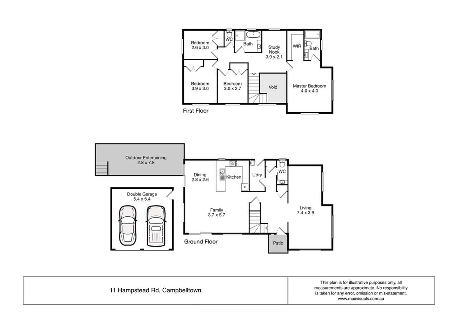Floorplan of Homely house listing, 11 Hampstead Road, Campbelltown NSW 2560