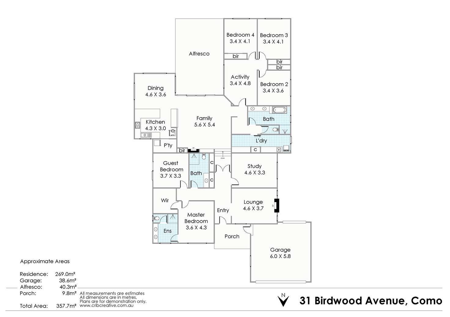 Floorplan of Homely house listing, 31 Birdwood Avenue, Como WA 6152