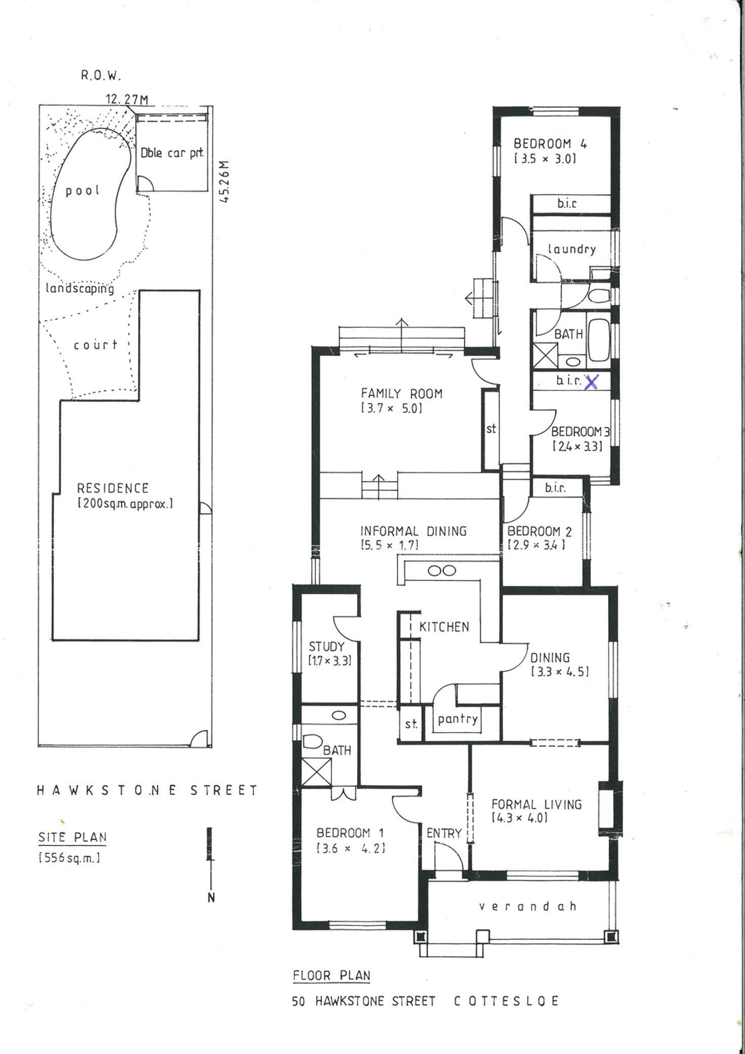 Floorplan of Homely house listing, 50 Hawkstone Street, Cottesloe WA 6011