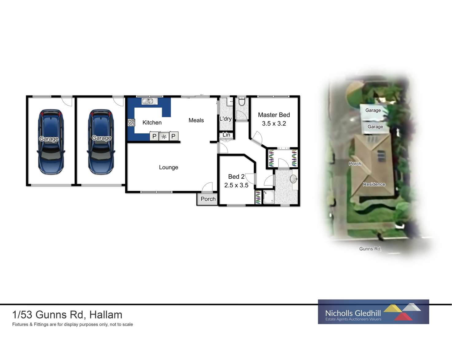 Floorplan of Homely house listing, 1/53 Gunns Road, Hallam VIC 3803