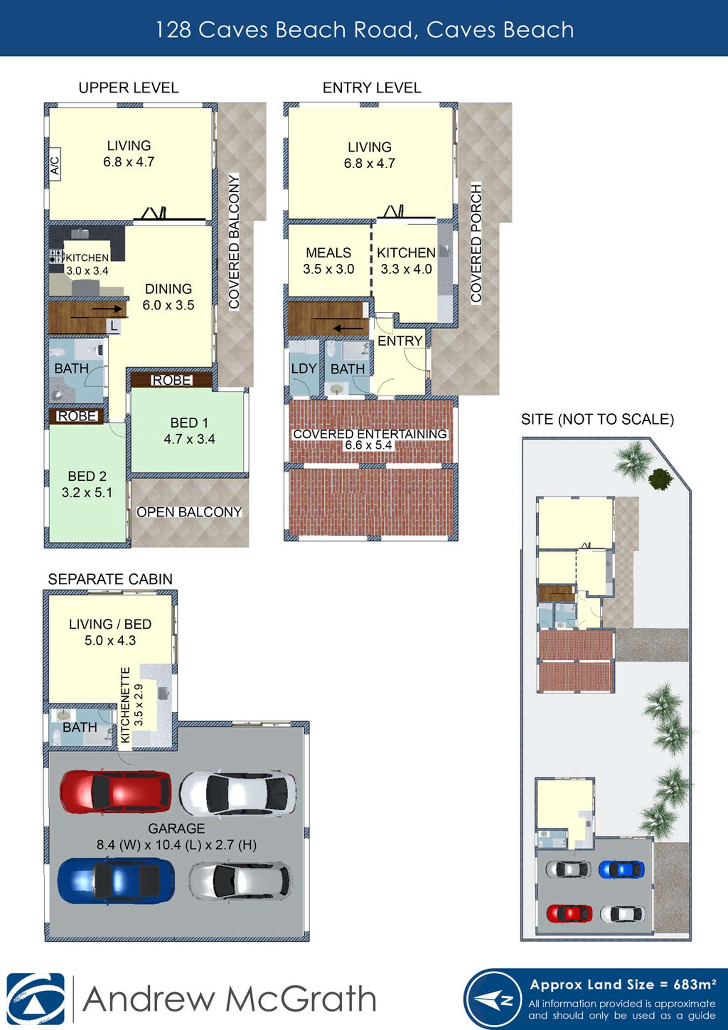 Floorplan of Homely house listing, 128 Caves Beach Road, Caves Beach NSW 2281