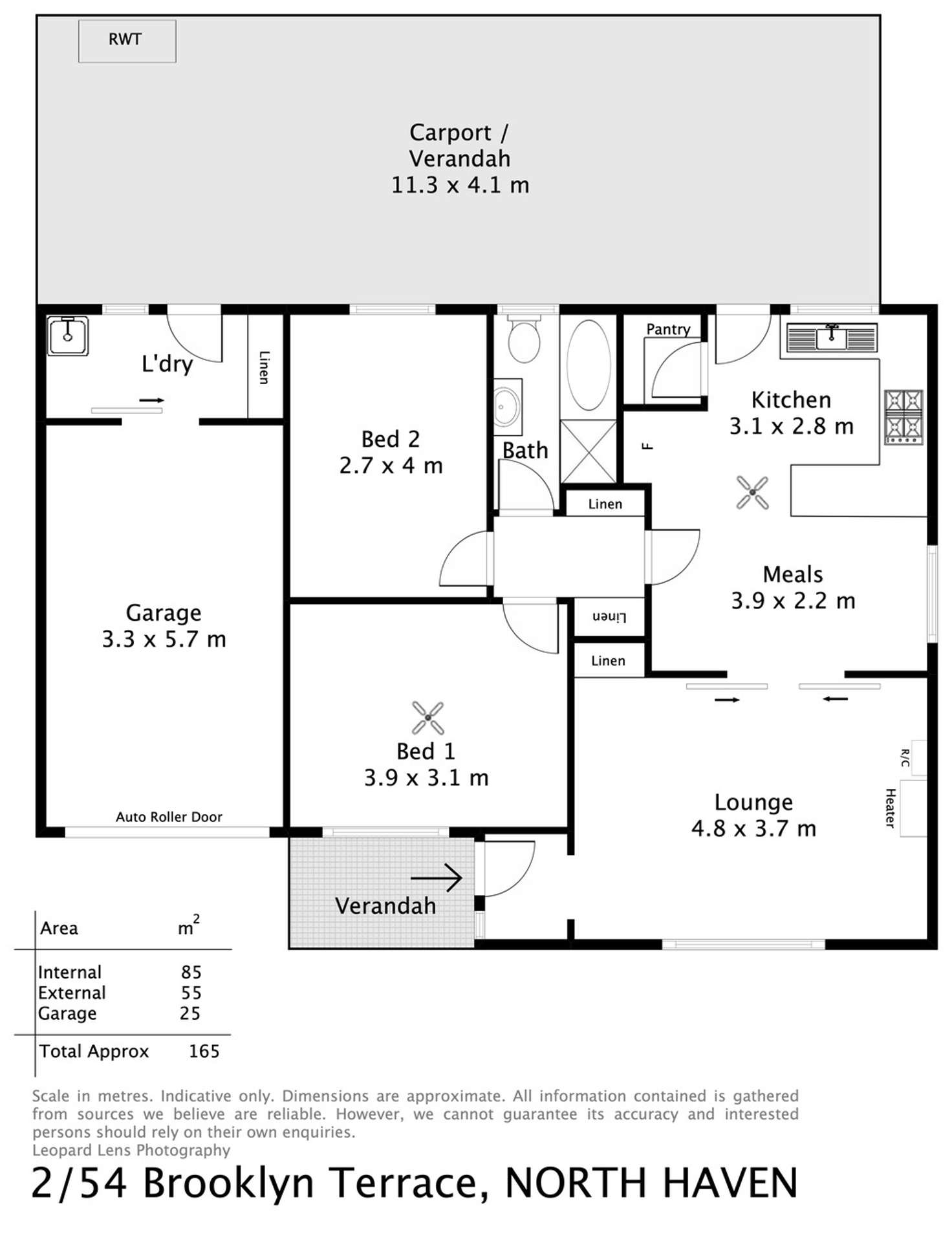 Floorplan of Homely house listing, 2/54 Brooklyn Terrace, North Haven SA 5018