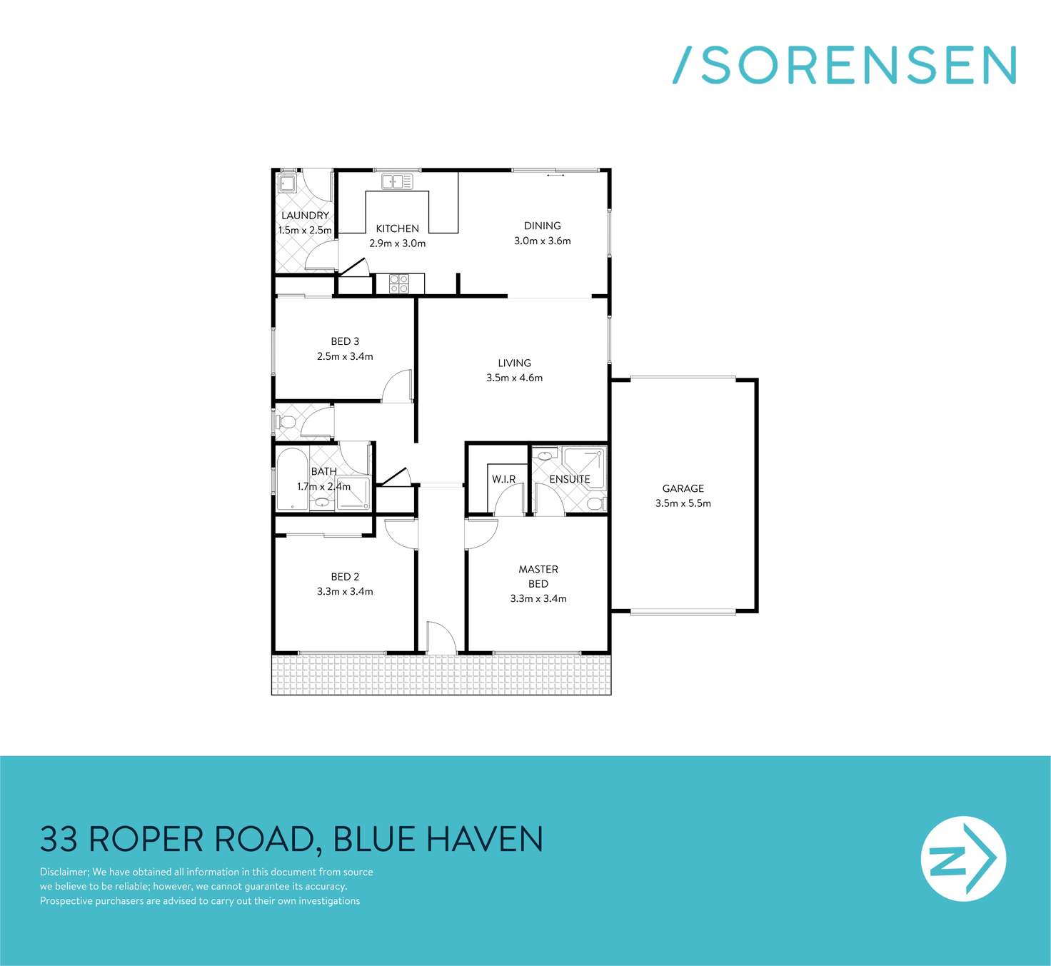 Floorplan of Homely house listing, 33 Roper Road, Blue Haven NSW 2262