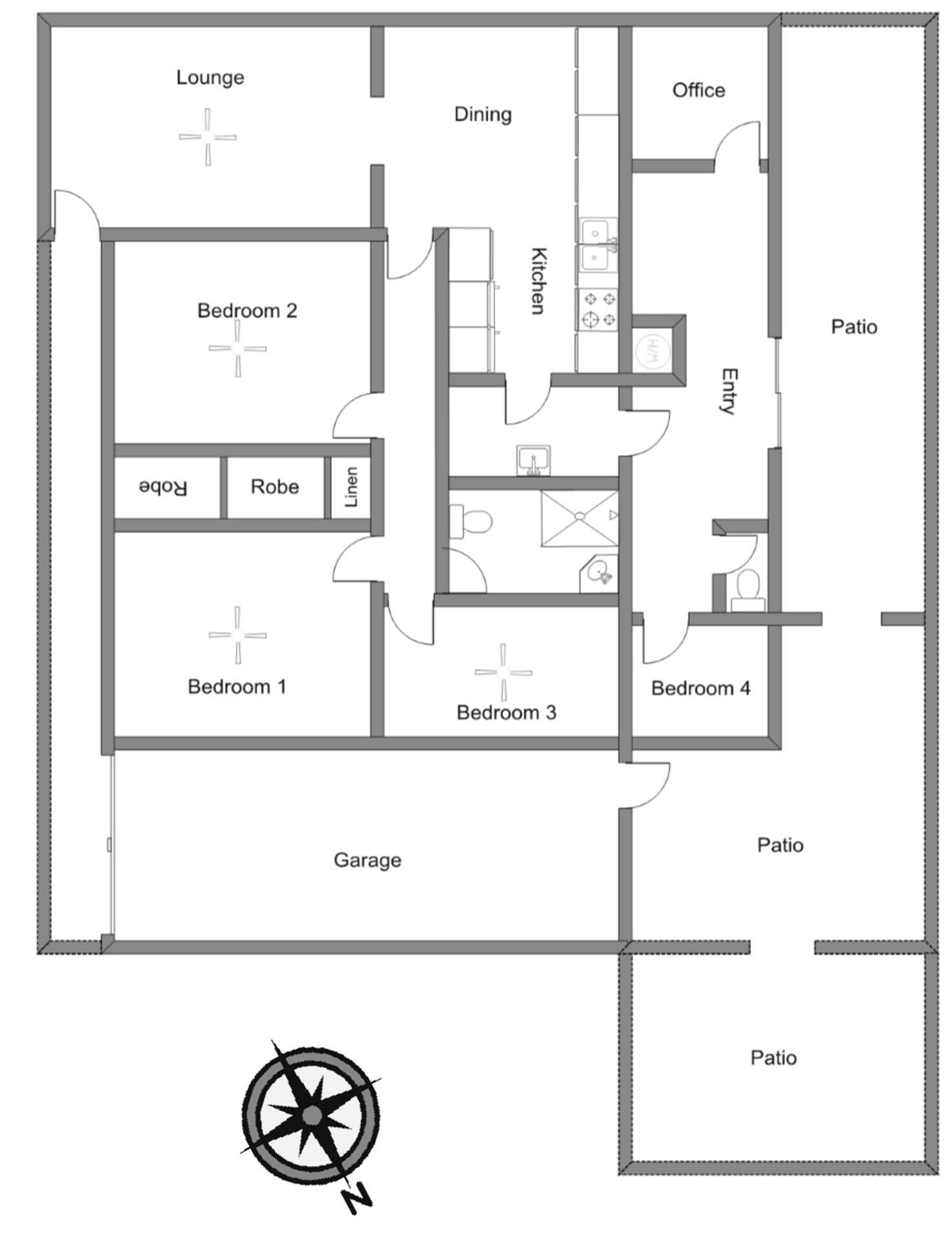 Floorplan of Homely house listing, 282 Rowney Road, Mundulla SA 5270