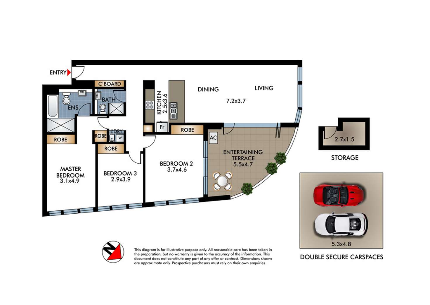 Floorplan of Homely apartment listing, 1702/253-255 Oxford Street, Bondi Junction NSW 2022