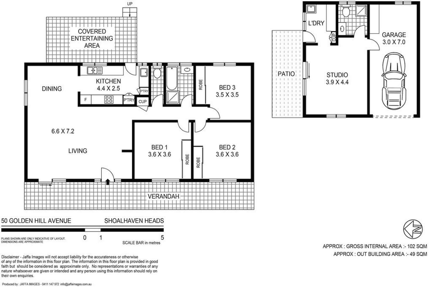 Floorplan of Homely house listing, 50 Golden Hill Avenue, Shoalhaven Heads NSW 2535