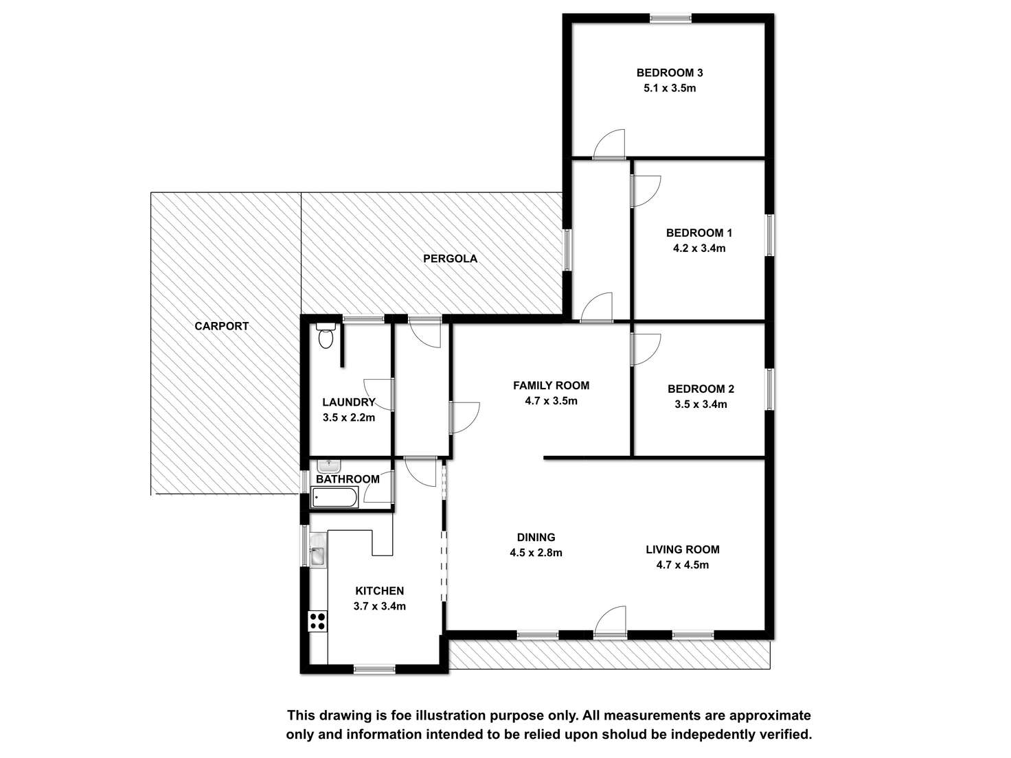 Floorplan of Homely house listing, 40 Wallace Street, Apsley VIC 3319