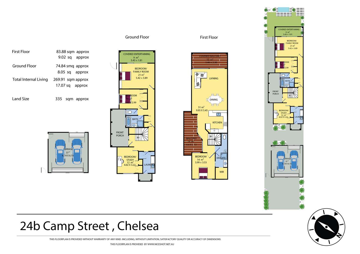 Floorplan of Homely house listing, 24B Camp Street, Chelsea VIC 3196