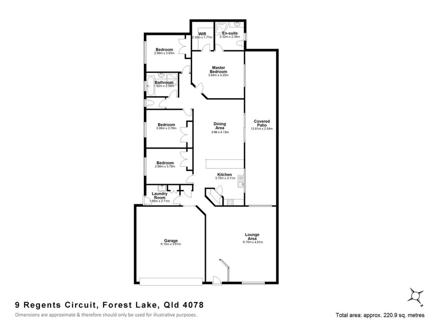 Floorplan of Homely house listing, 9 Regents Circuit, Forest Lake QLD 4078