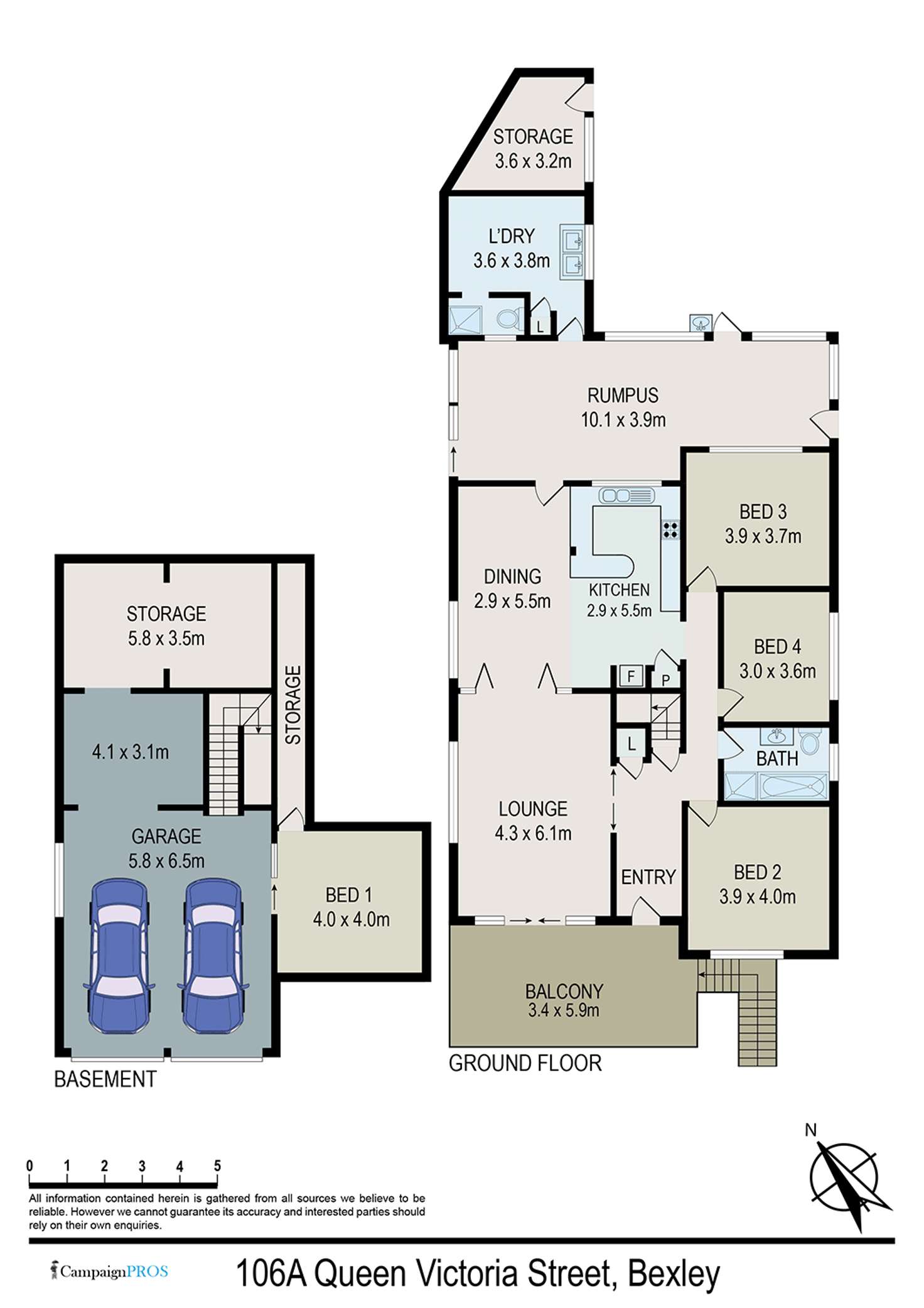 Floorplan of Homely house listing, 106a Queen Victoria Street, Bexley NSW 2207