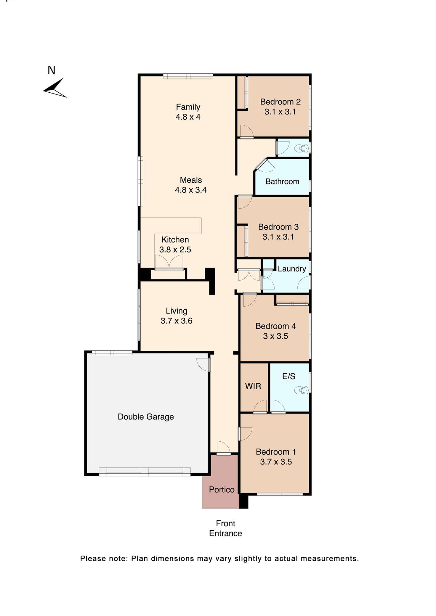 Floorplan of Homely house listing, 3 Calma Street, Alfredton VIC 3350
