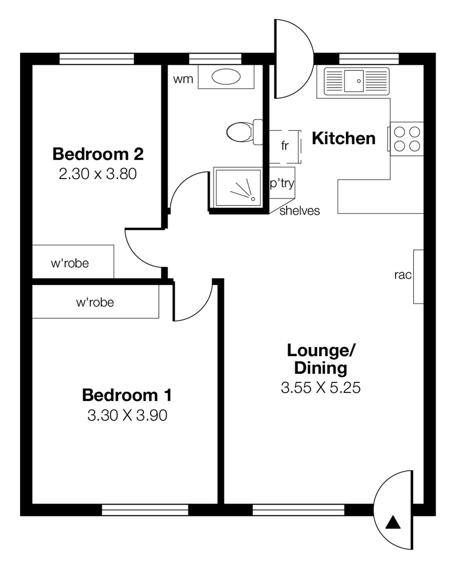 Floorplan of Homely house listing, 7/23 Creslin Terrace, Camden Park SA 5038
