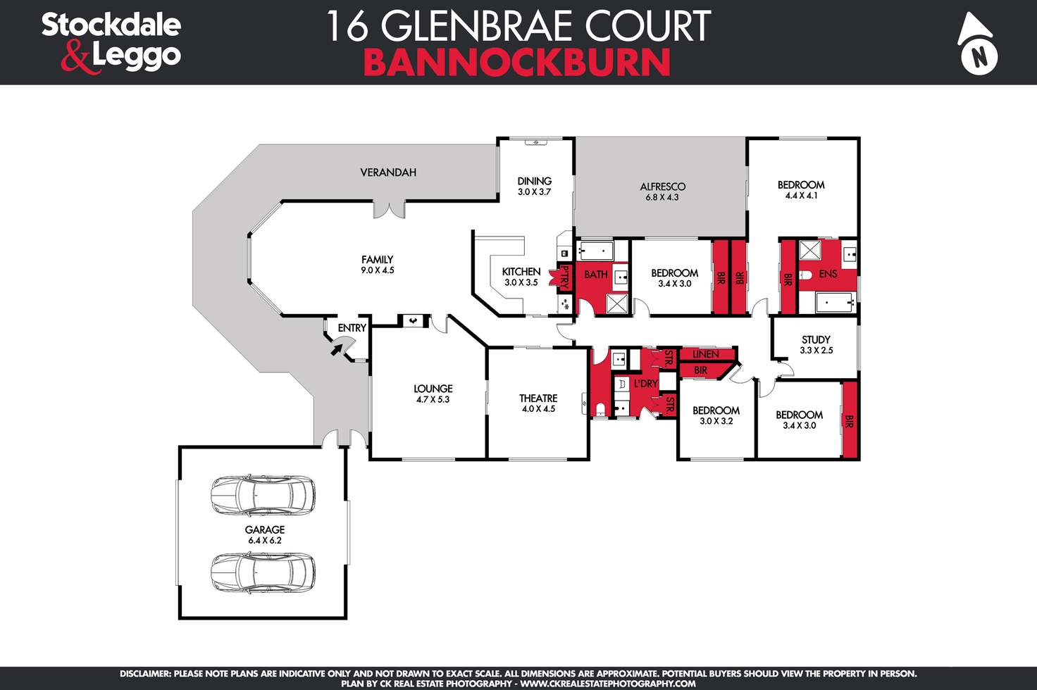 Floorplan of Homely house listing, 16 Glenbrae Court, Bannockburn VIC 3331
