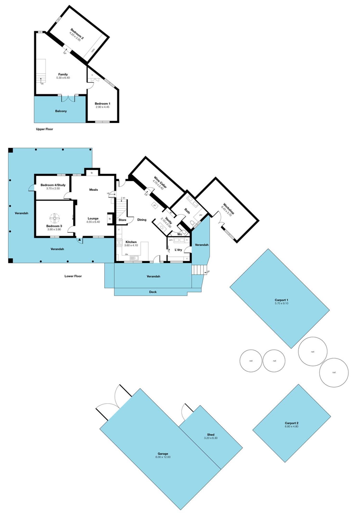 Floorplan of Homely house listing, 77 Turners Gully Road, Clarendon SA 5157