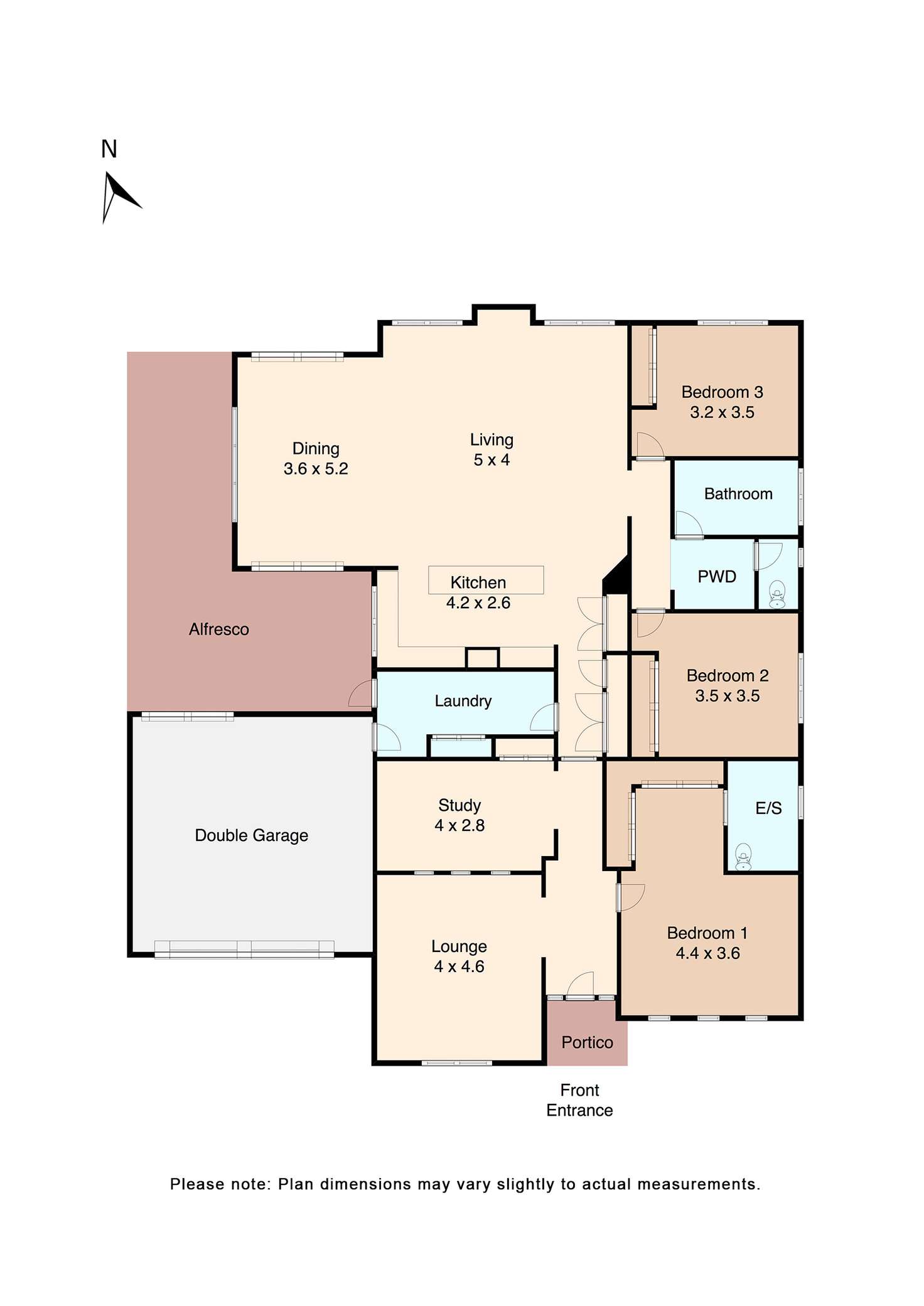 Floorplan of Homely house listing, 87 Alfredton Drive, Alfredton VIC 3350