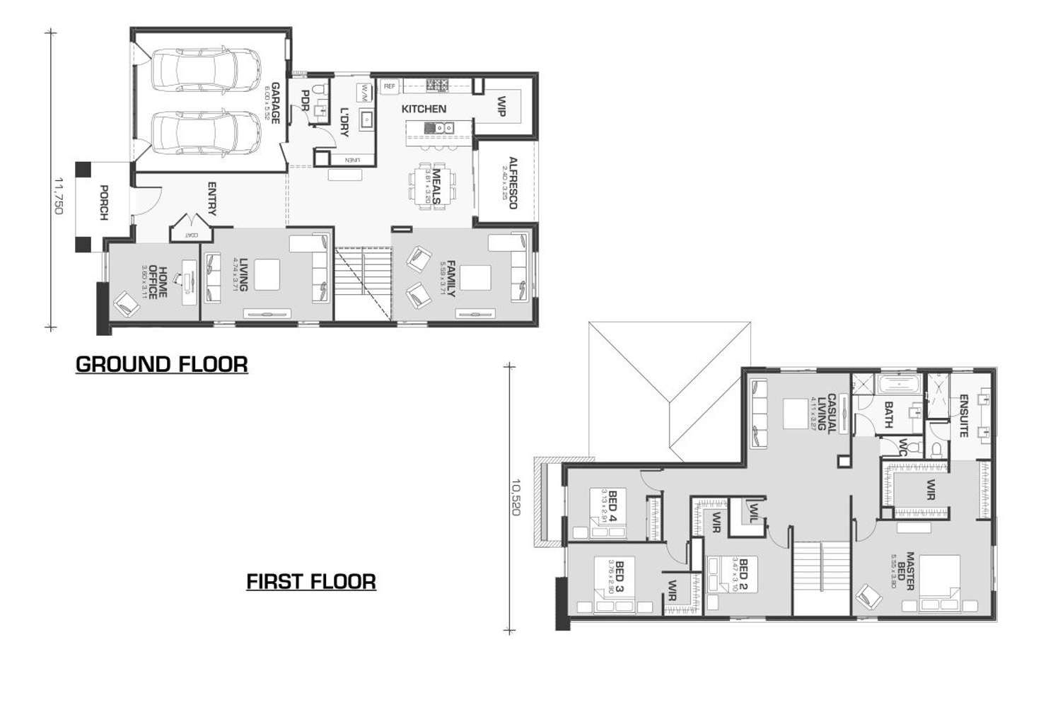 Floorplan of Homely house listing, 31 Bolte Drive, Truganina VIC 3029