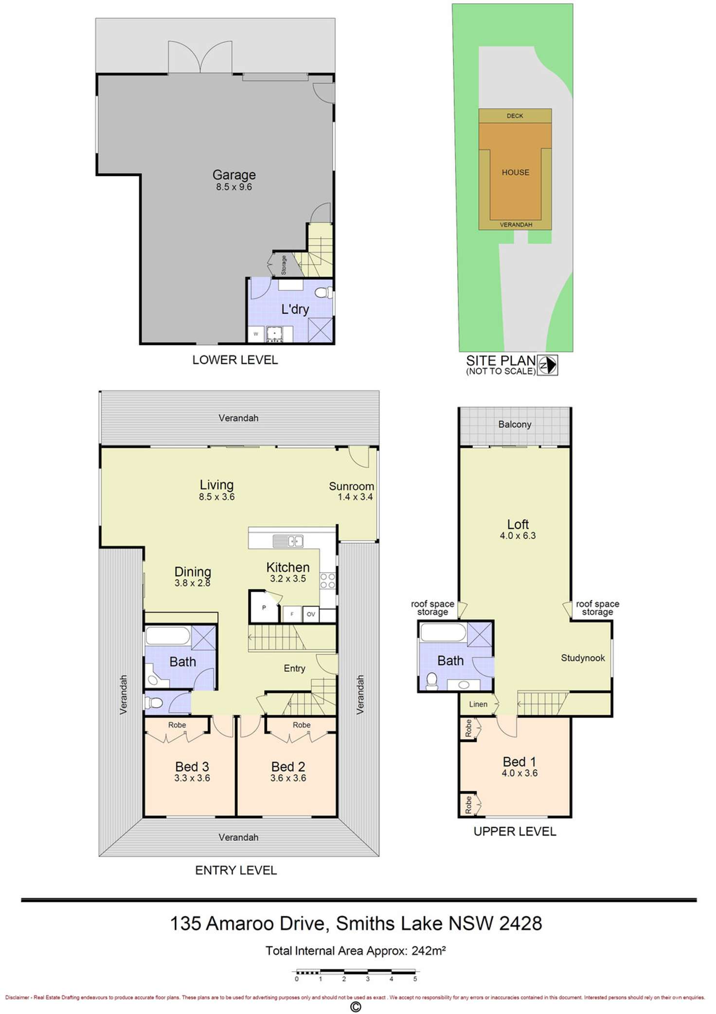Floorplan of Homely house listing, 135 Amaroo Drive, Smiths Lake NSW 2428