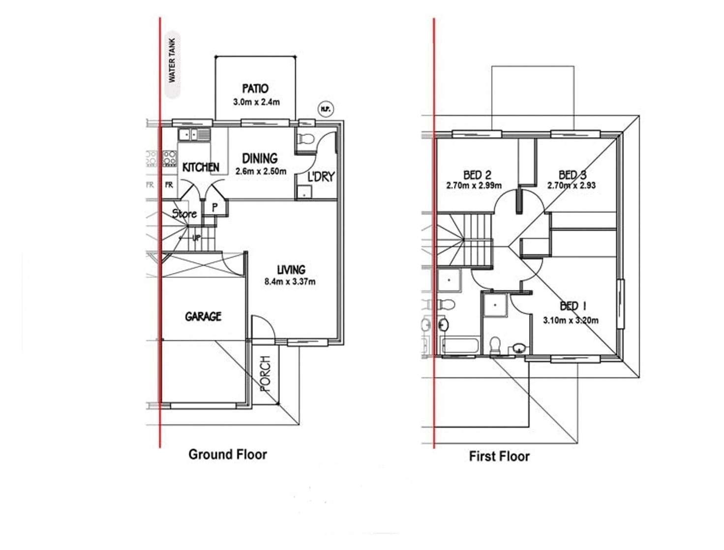Floorplan of Homely townhouse listing, 22/2 Sienna Street, Ellen Grove QLD 4078