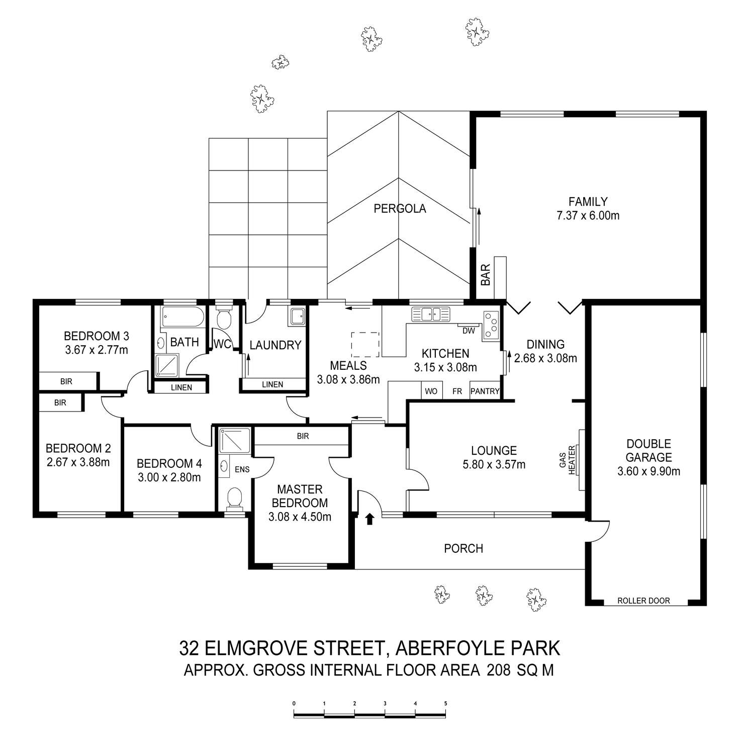 Floorplan of Homely house listing, 32 Elmgrove Street, Aberfoyle Park SA 5159