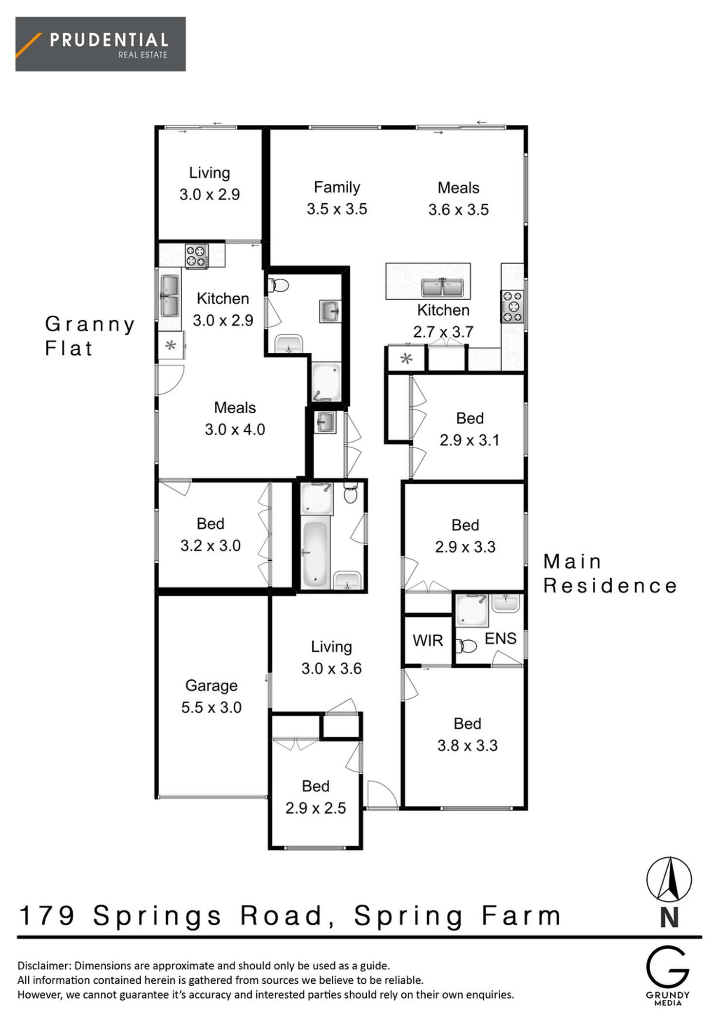 Floorplan of Homely house listing, 179 Springs Road, Spring Farm NSW 2570