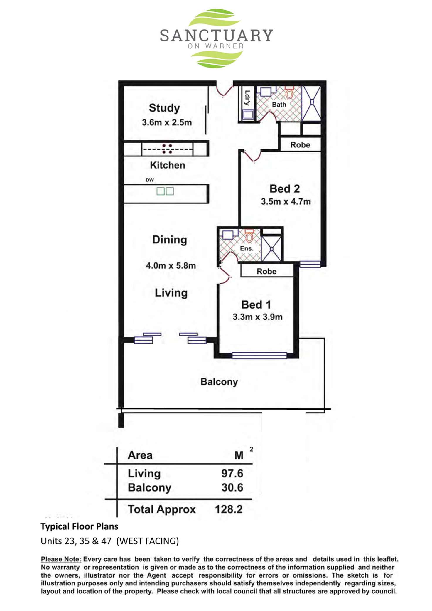 Floorplan of Homely house listing, 111/23 Warner Avenue, Findon SA 5023