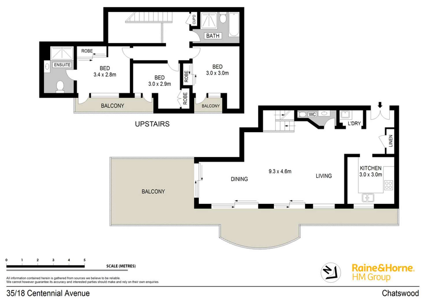 Floorplan of Homely unit listing, 35/18-20 Centennial Avenue, Chatswood NSW 2067