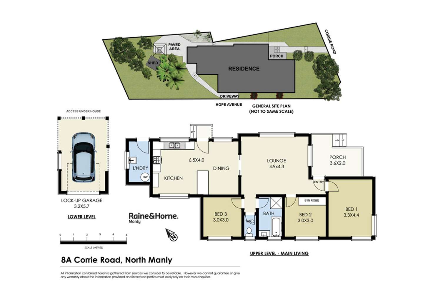 Floorplan of Homely house listing, 8a Corrie Road, North Manly NSW 2100