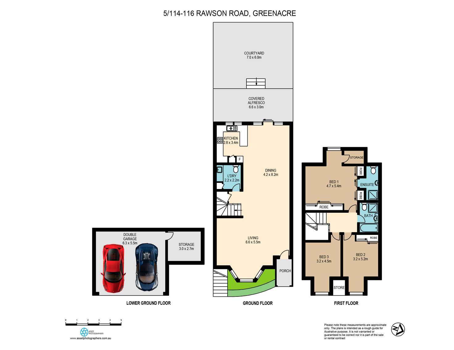 Floorplan of Homely townhouse listing, 5/114 Rawson Road, Greenacre NSW 2190